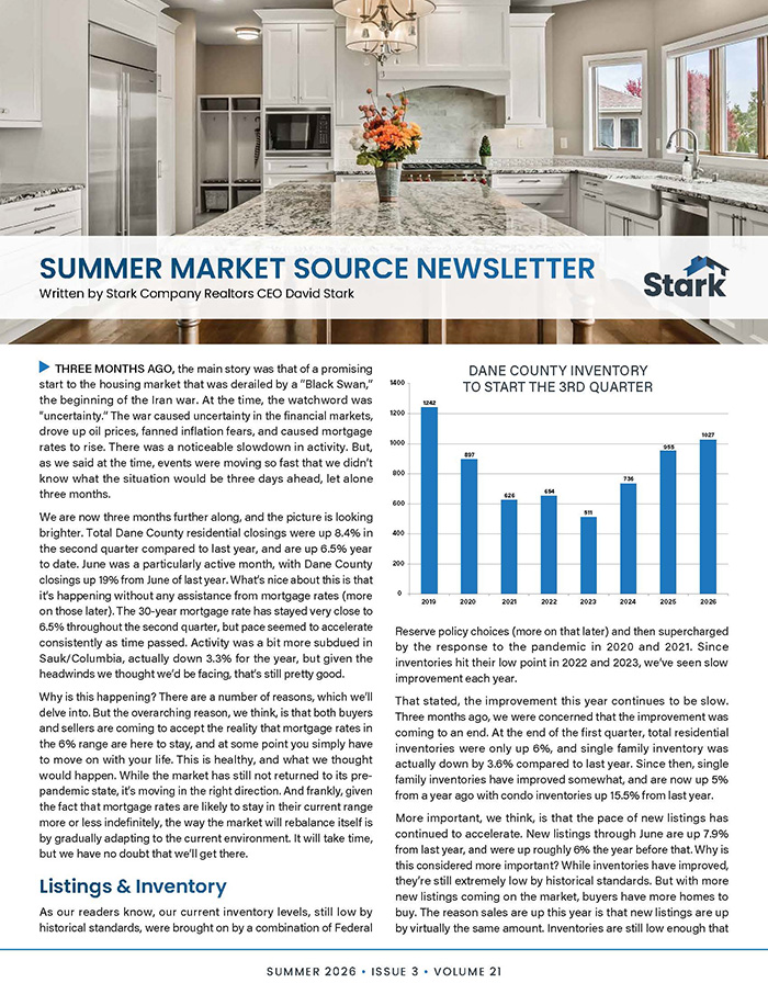 Cover of our Summer 2026 Market Source Newsletter